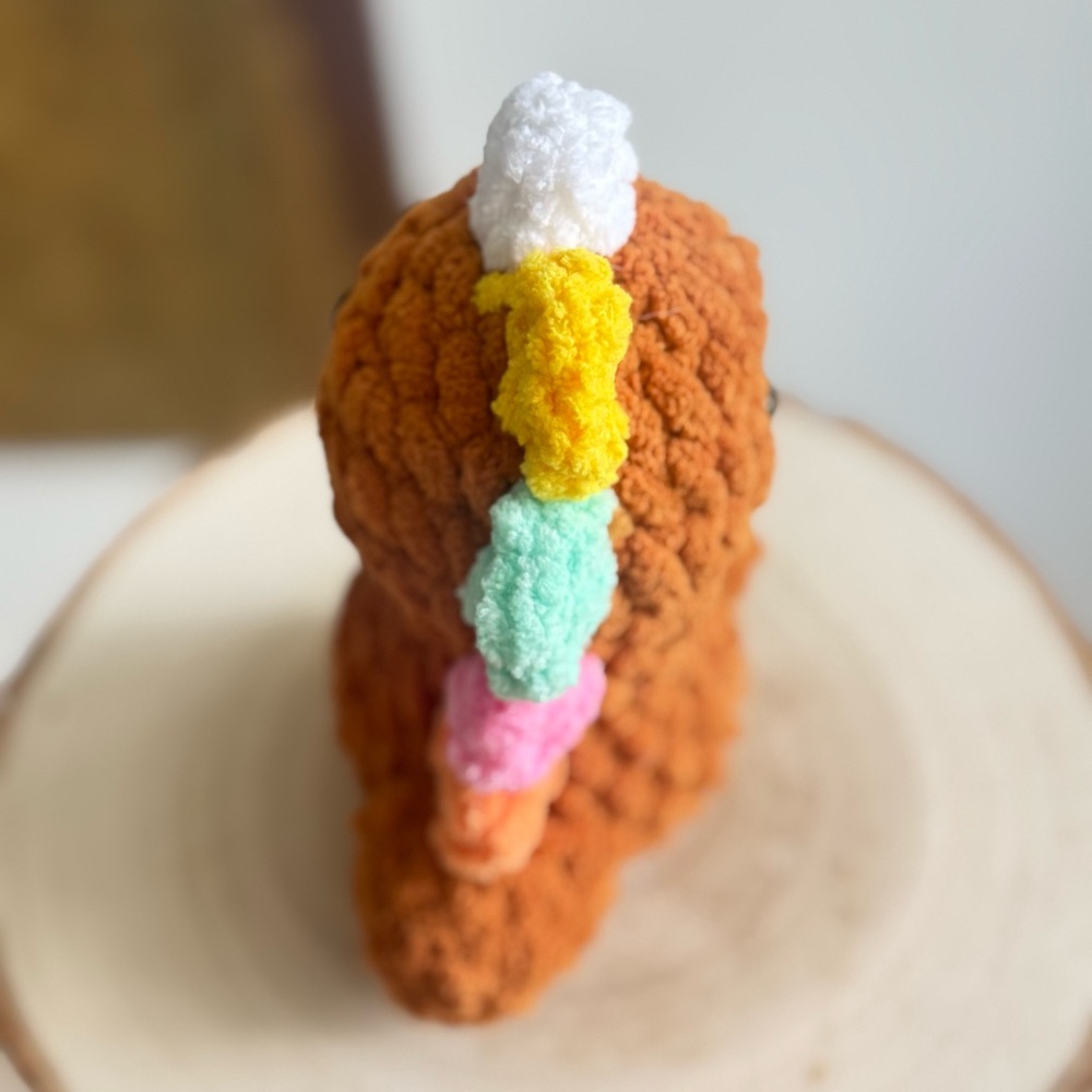 Handmade Crochet Baby Dinosaur Kawaii Plushie Mini Dino Gift - Picture 7 of 10